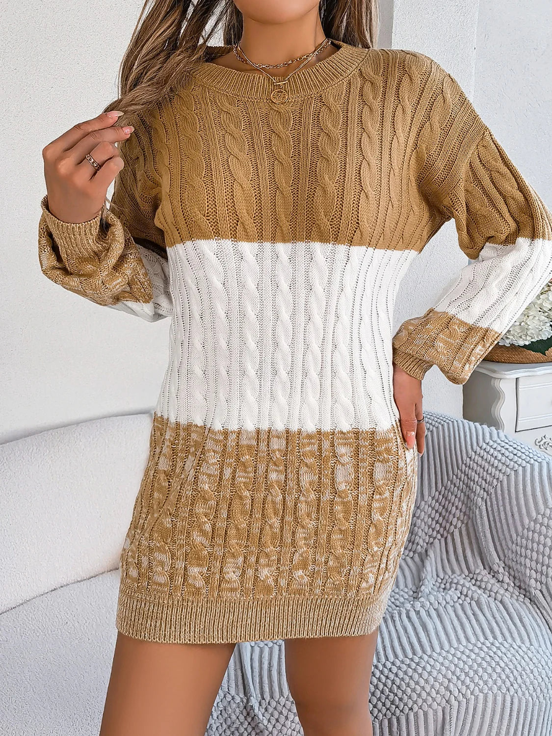 Deena - Dames sweater jurk