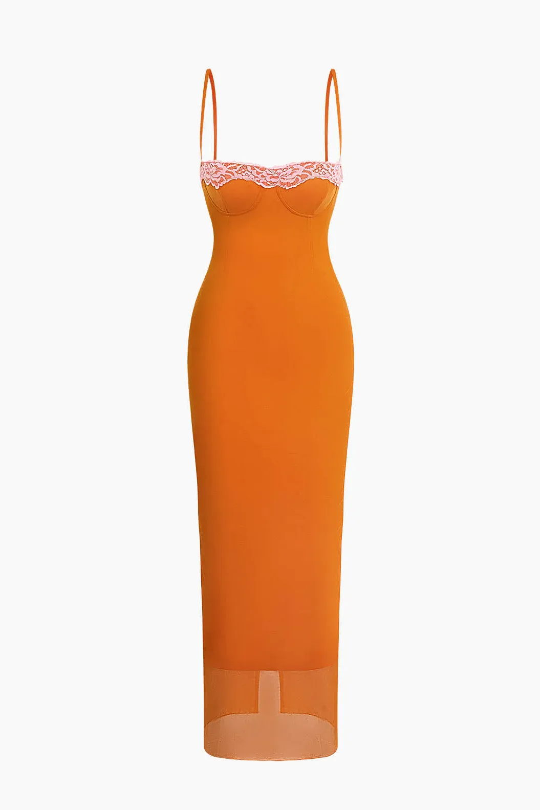 Dicle - Luchtige Midi-jurk met Kantendetail
