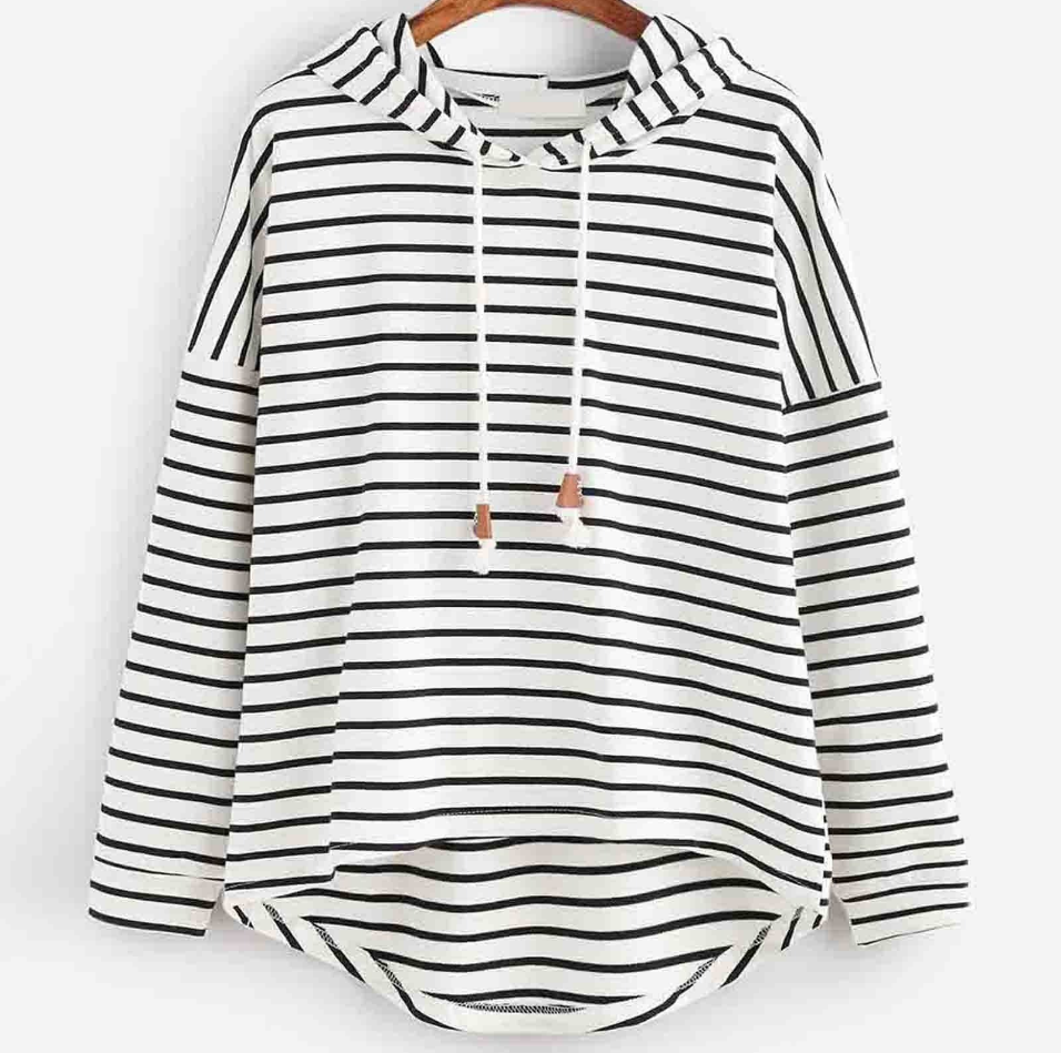 Emma – Gestreepte Hoodie voor Stijl &amp; Comfort