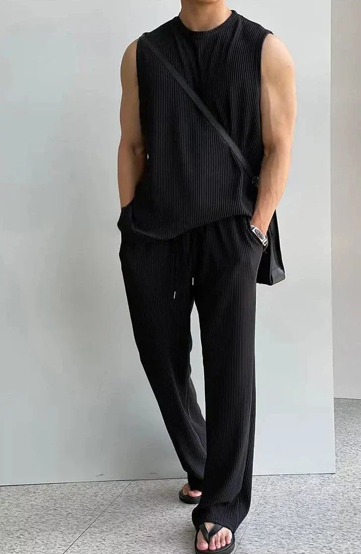 Eryk - Zomerset met Mouwloze Top en Losvallende Broek