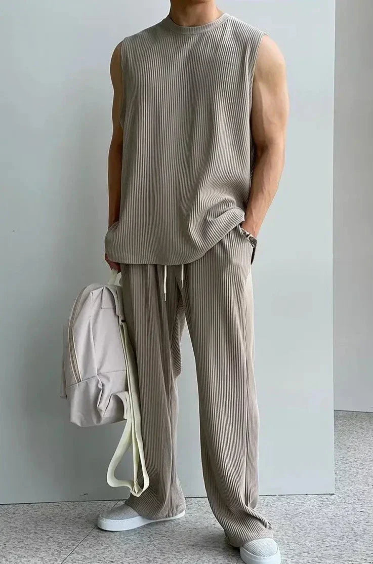 Eryk - Zomerset met Mouwloze Top en Losvallende Broek