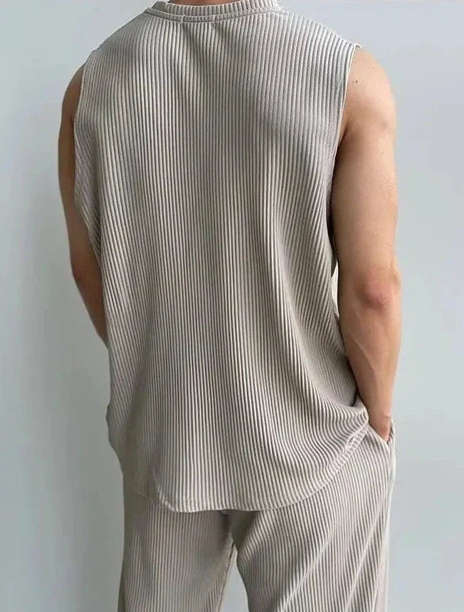 Eryk - Zomerset met Mouwloze Top en Losvallende Broek