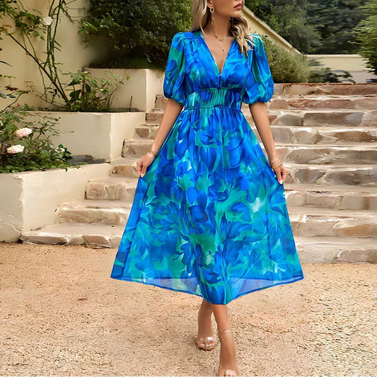 Fenna - Trendy Bloemenjurk met Tijdloze Elegantie