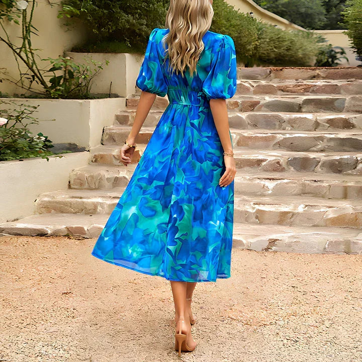 Fenna - Trendy Bloemenjurk met Tijdloze Elegantie