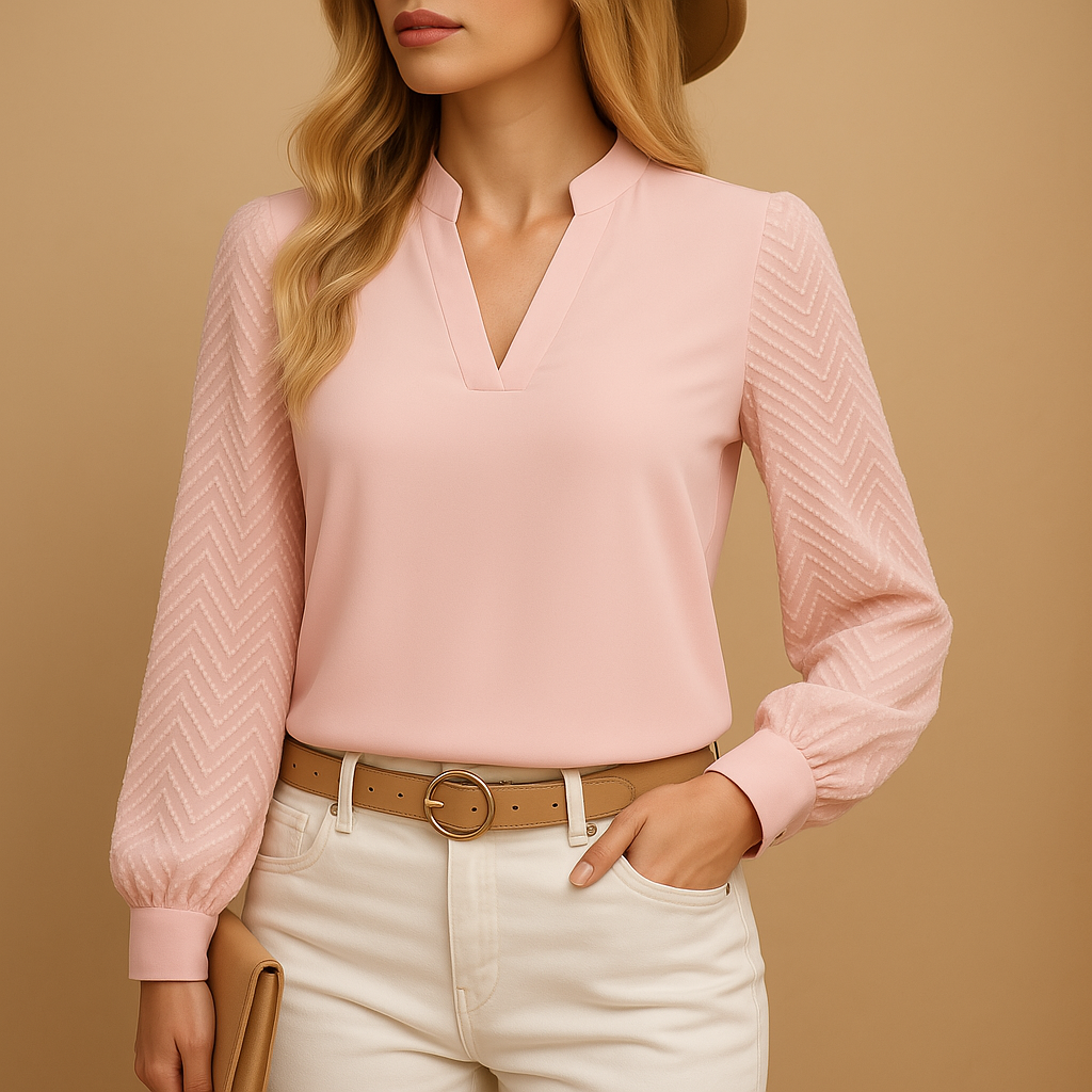 Fieve - Elegante V-hals trui