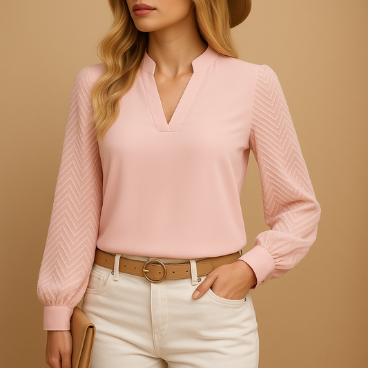 Fieve - Elegante V-hals trui