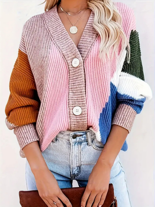 Ginny - Stijlvol vest met trendy kleur accenten