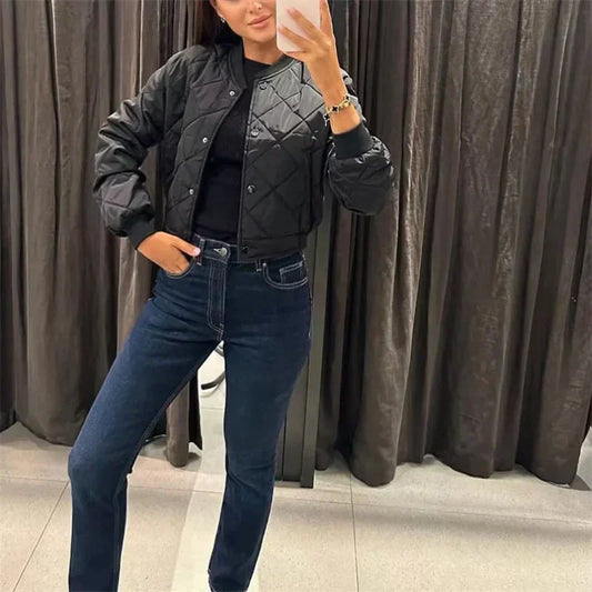 Hadia - Casual Warme Bomberjack