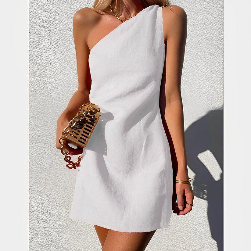 Ilaria - One-shoulder maxi dress