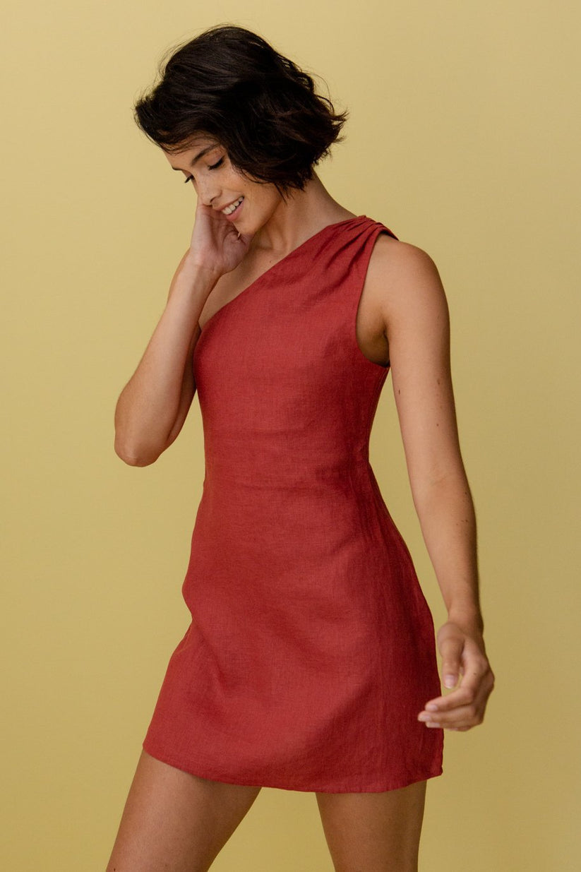 Ilaria - One-shoulder maxi dress