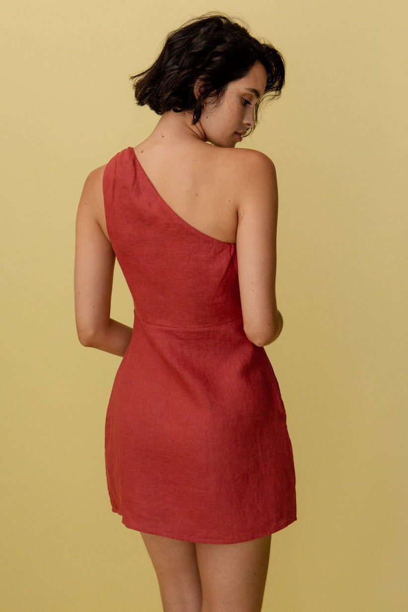 Ilaria - One-shoulder maxi dress