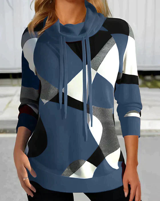 Irsa - Hoodie met hoge kraag