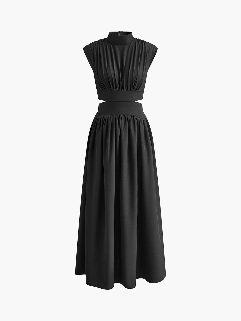 Ivanna - Jurk met cut out en hoge hals