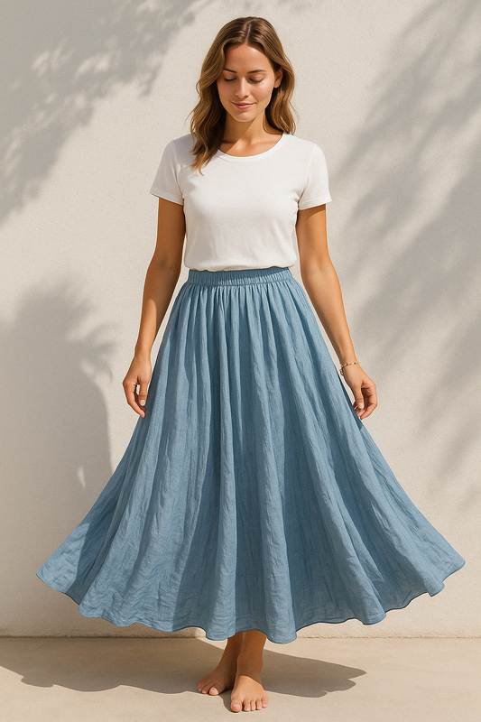 Jinte - Luchtige Maxi Rok voor Dames