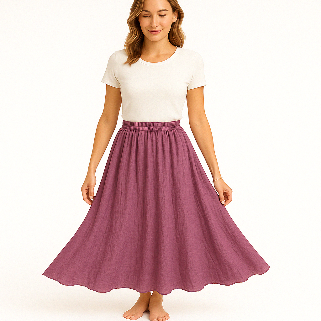Jinte - Luchtige Maxi Rok voor Dames