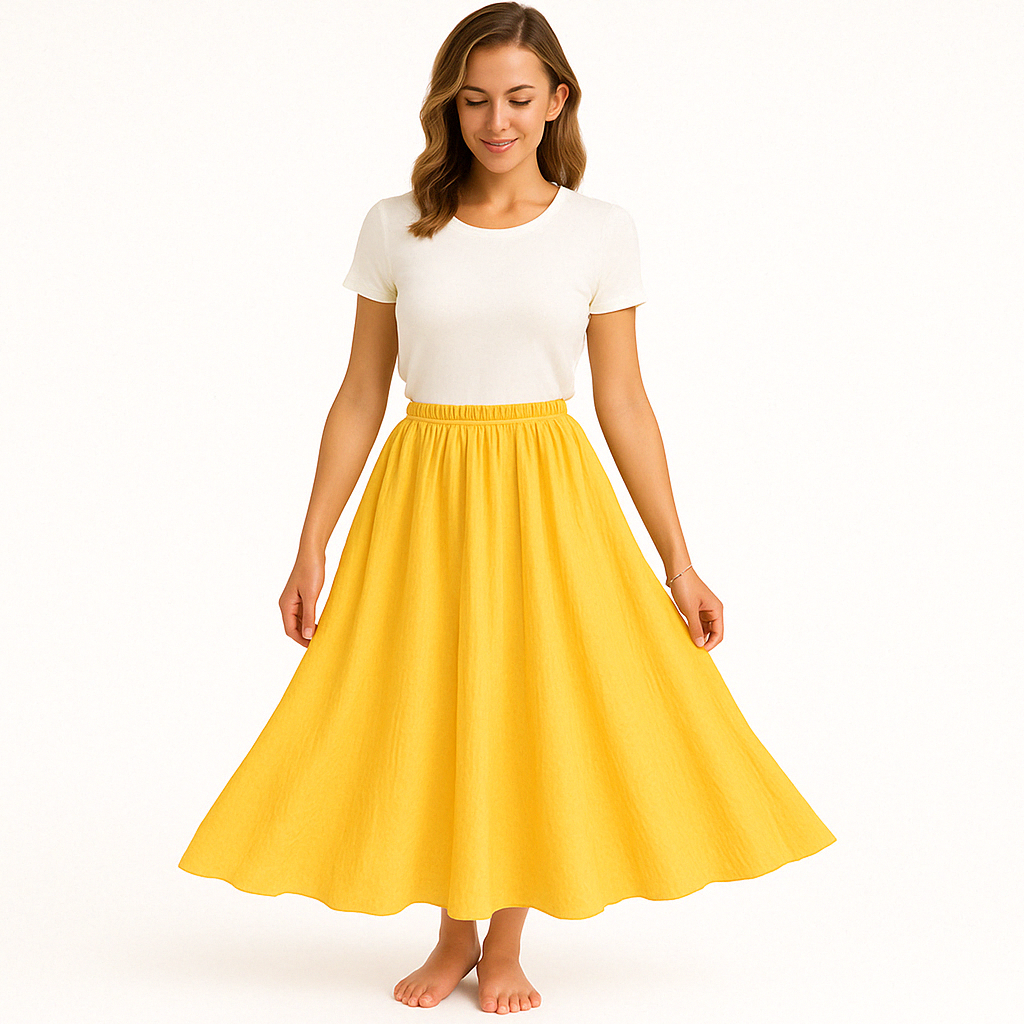 Jinte - Luchtige Maxi Rok voor Dames