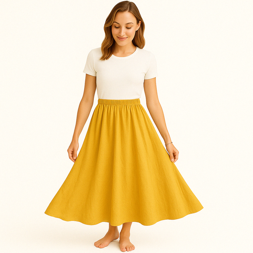 Jinte - Luchtige Maxi Rok voor Dames