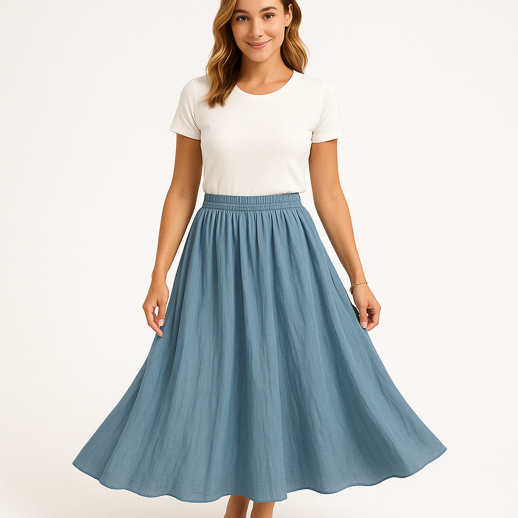 Jinte - Luchtige Maxi Rok voor Dames