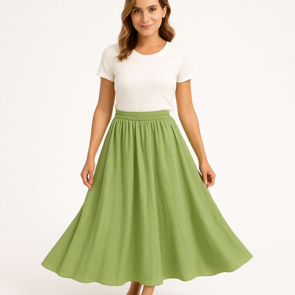 Jinte - Luchtige Maxi Rok voor Dames