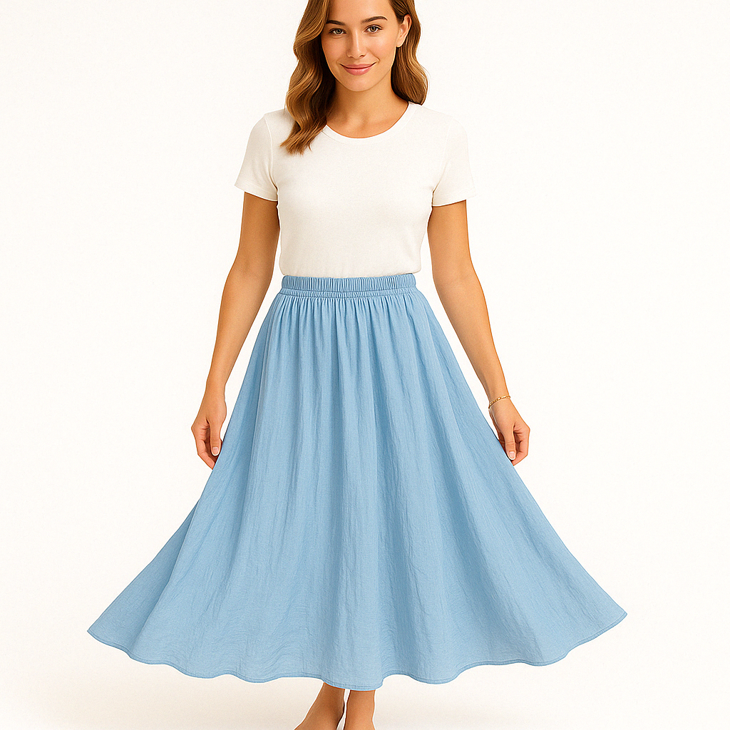 Jinte - Luchtige Maxi Rok voor Dames