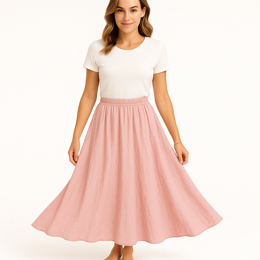 Jinte - Luchtige Maxi Rok voor Dames