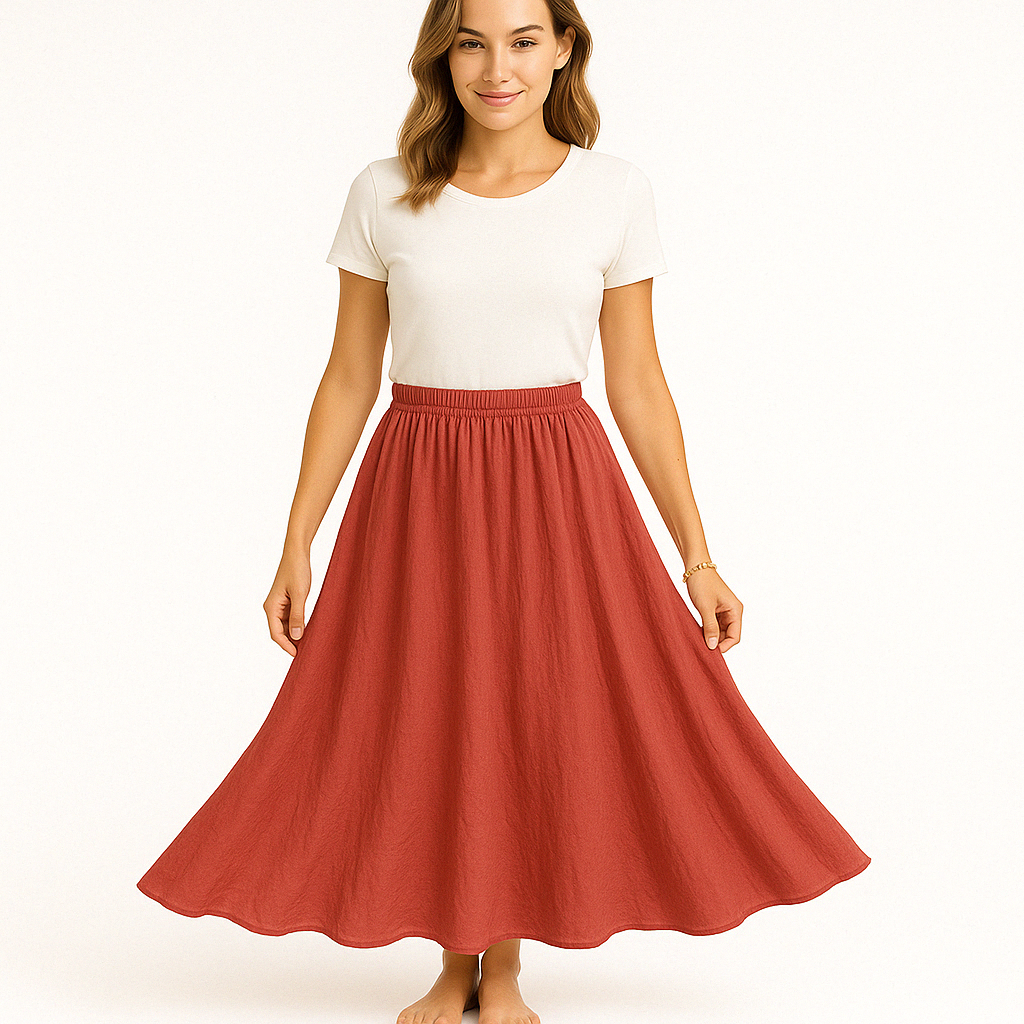 Jinte - Luchtige Maxi Rok voor Dames