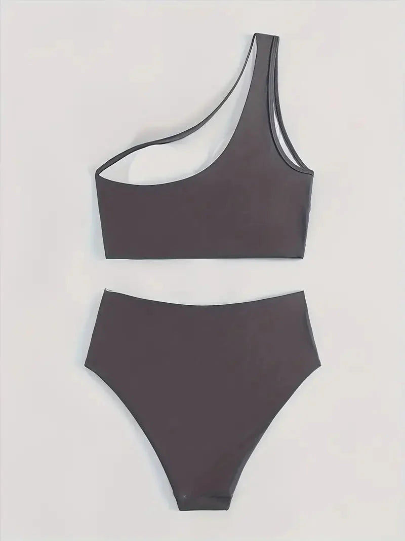 Jolinde - Bikini Dames Satijn Één Schouder