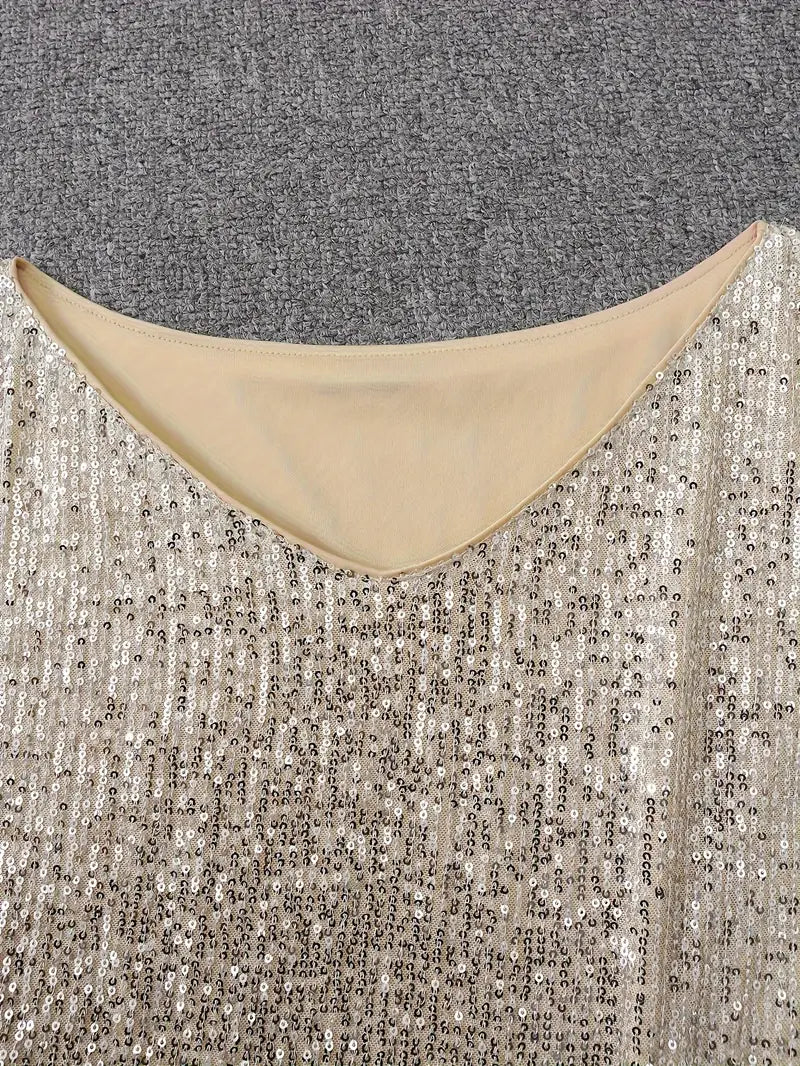 Kyla - Sleeveless Cocktail Dress with Sequins