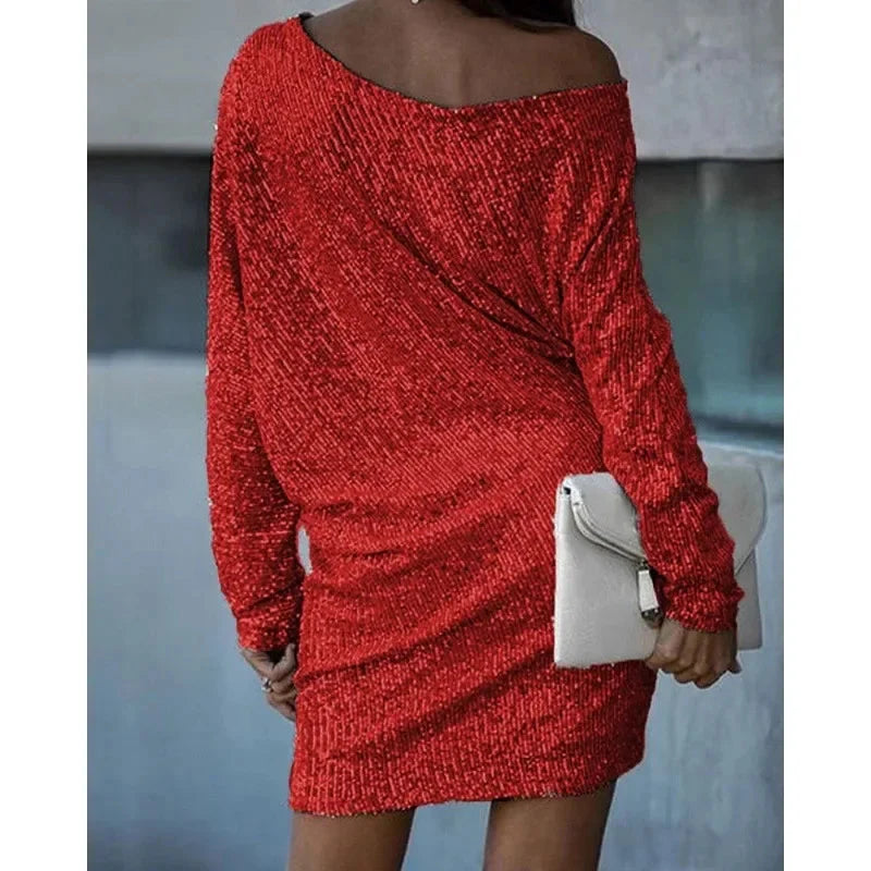 Kyla - Sleeveless Cocktail Dress with Sequins