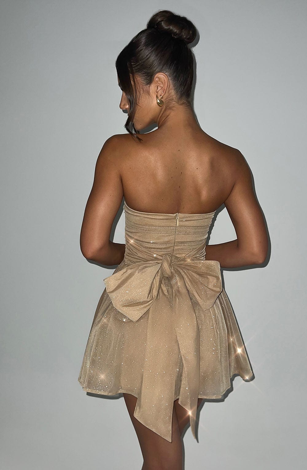 Lila - Glamoureuze Party Mini-Jurk voor Dames