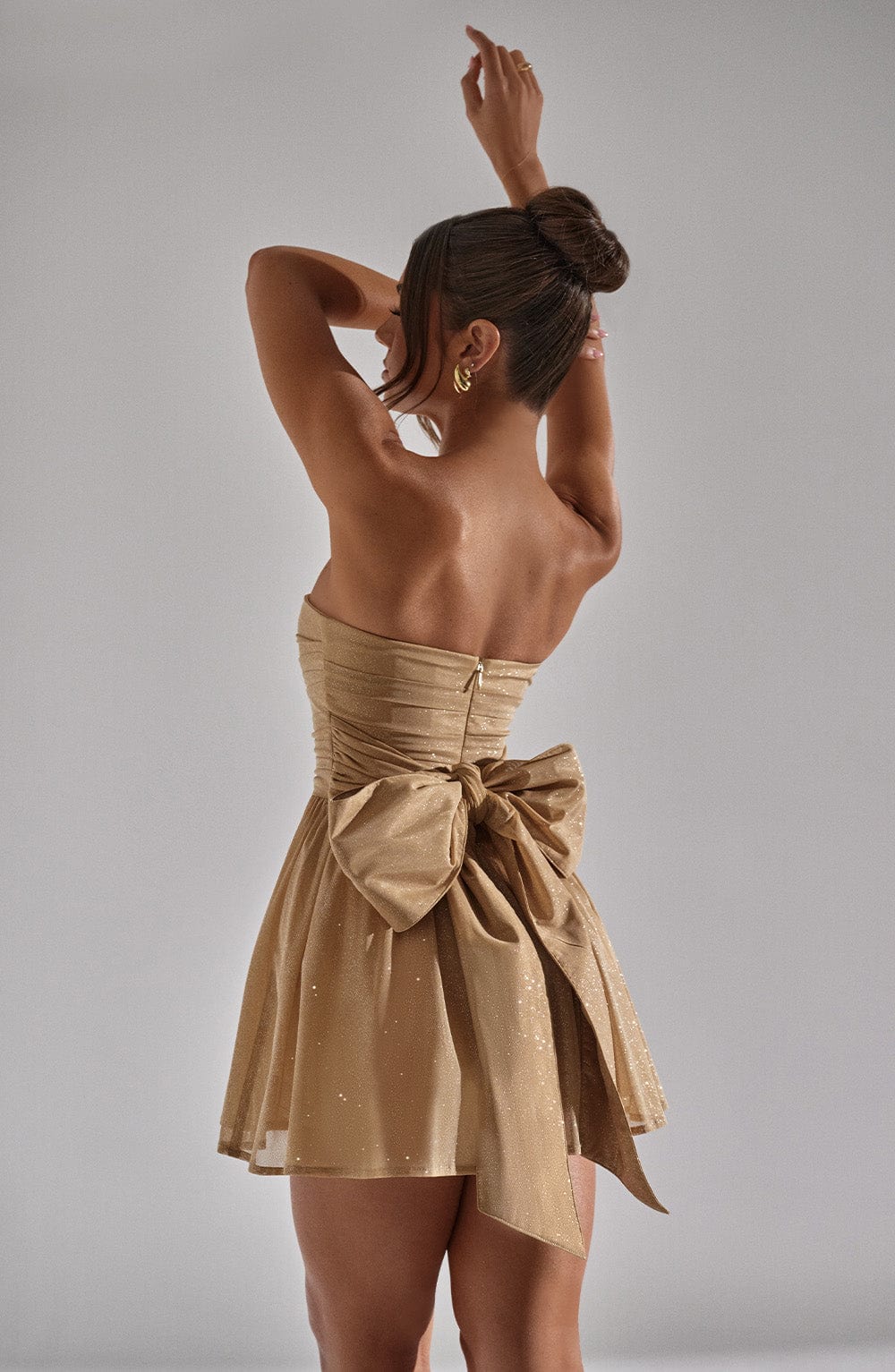 Lila - Glamoureuze Party Mini-Jurk voor Dames