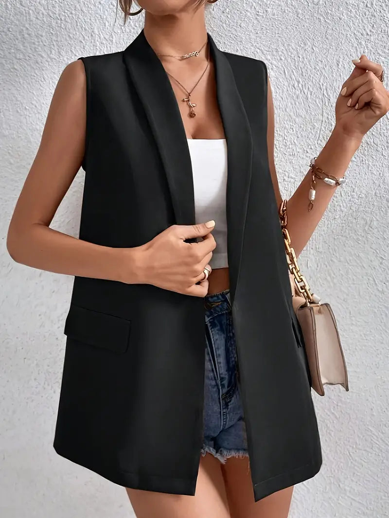 Maren - Sleeveless Loose Blazer for Women