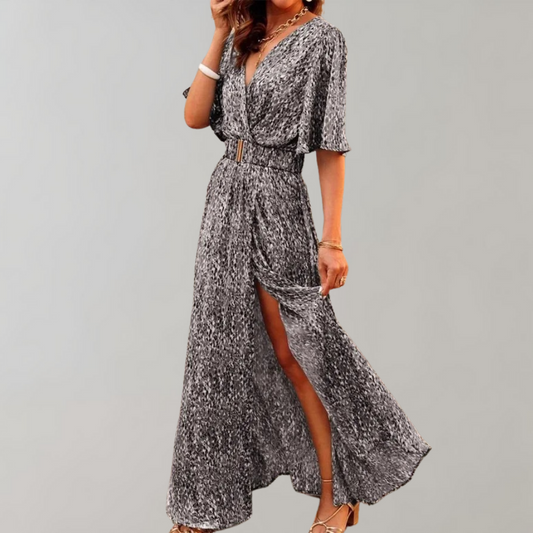 Marlotte - Dames wikkel maxi zomerjurk