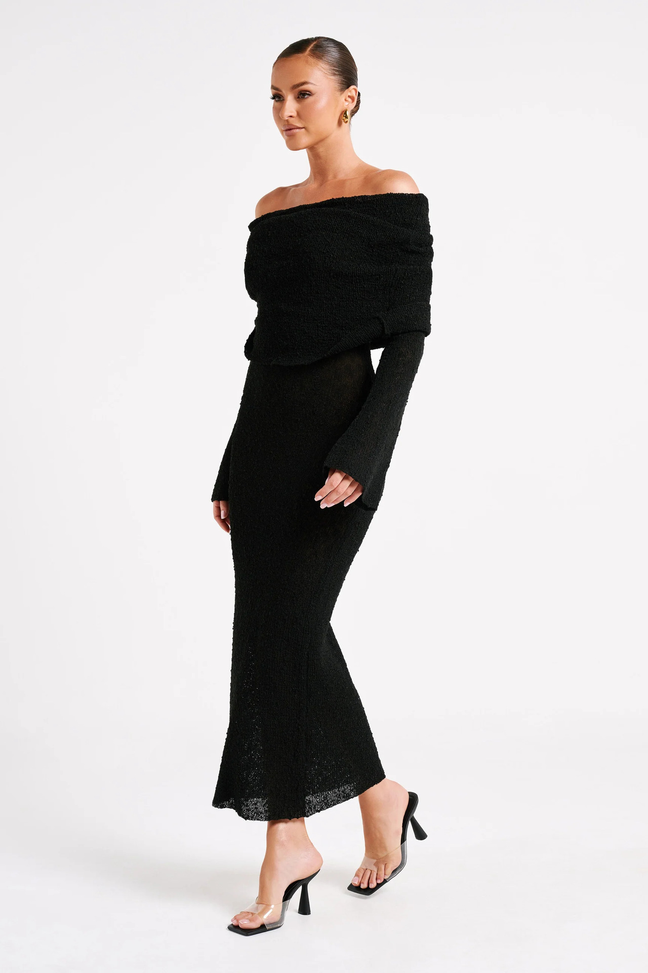 Marre - Stijlvolle Off shoulder Jurk