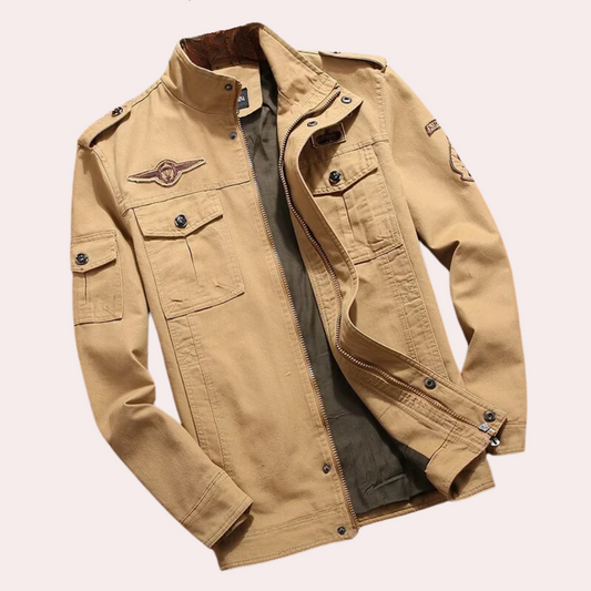 Mathies - Airborne retro militaire jas met zakken