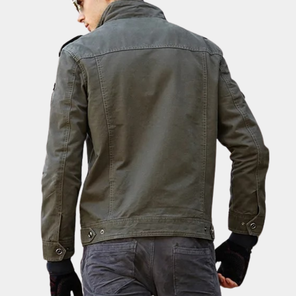 Mathies - Airborne retro militaire jas met zakken