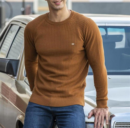 Merdan - Stijlvolle sweater ronde nek