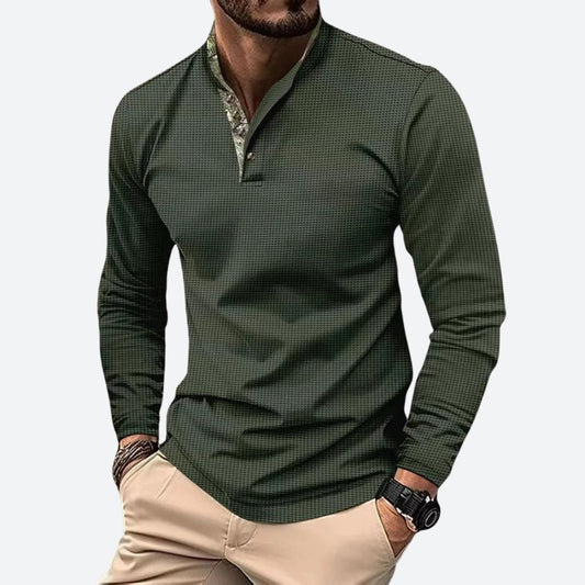 Milo - Long Sleeve Polo voor Heren