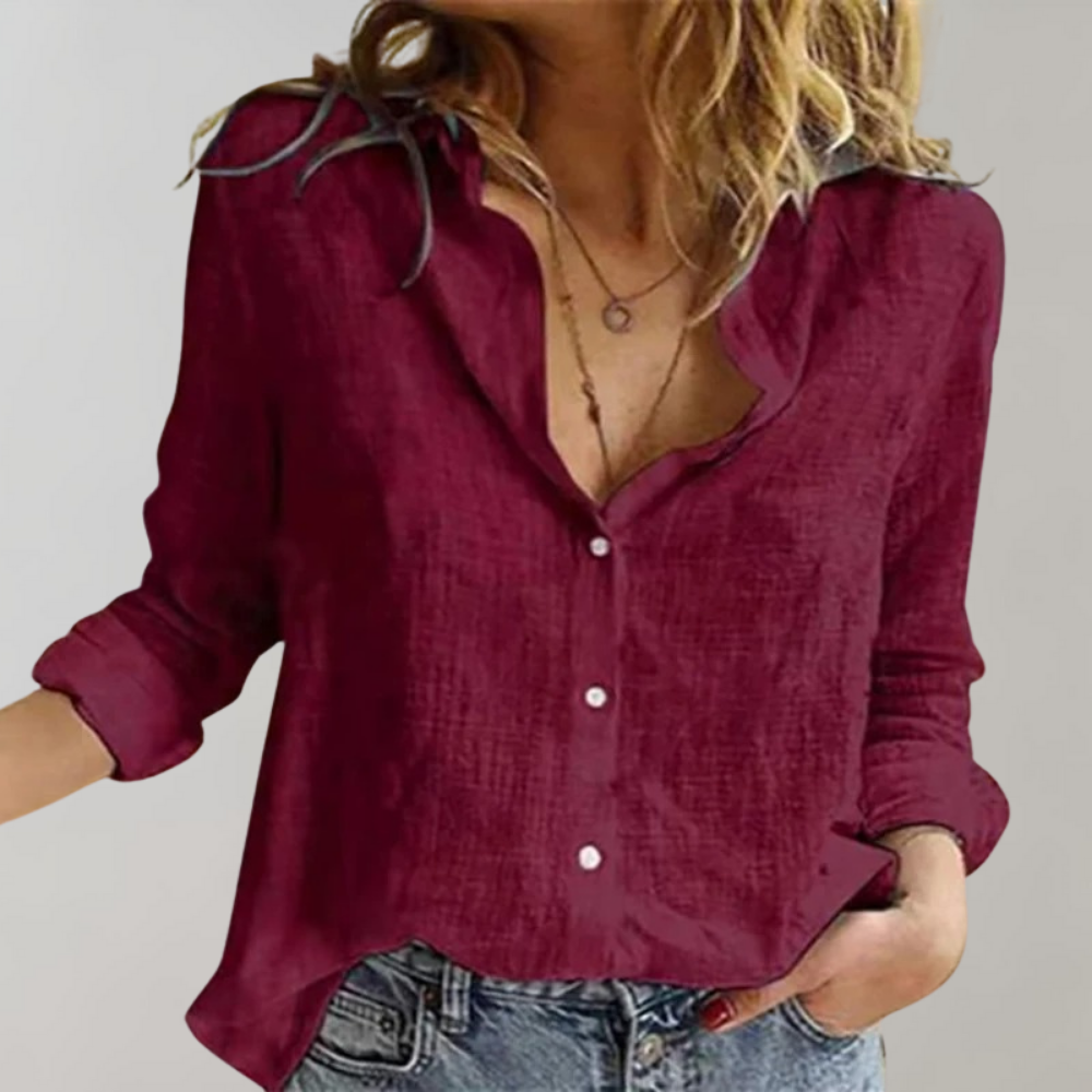 Nalani – Tijdloze Katoenen Blouse