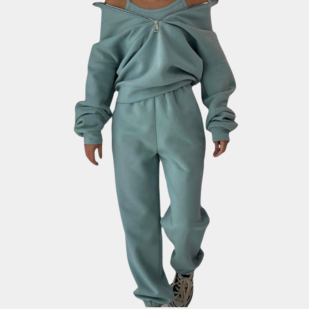 Nanna - Trendy streetwear set sweater en broek