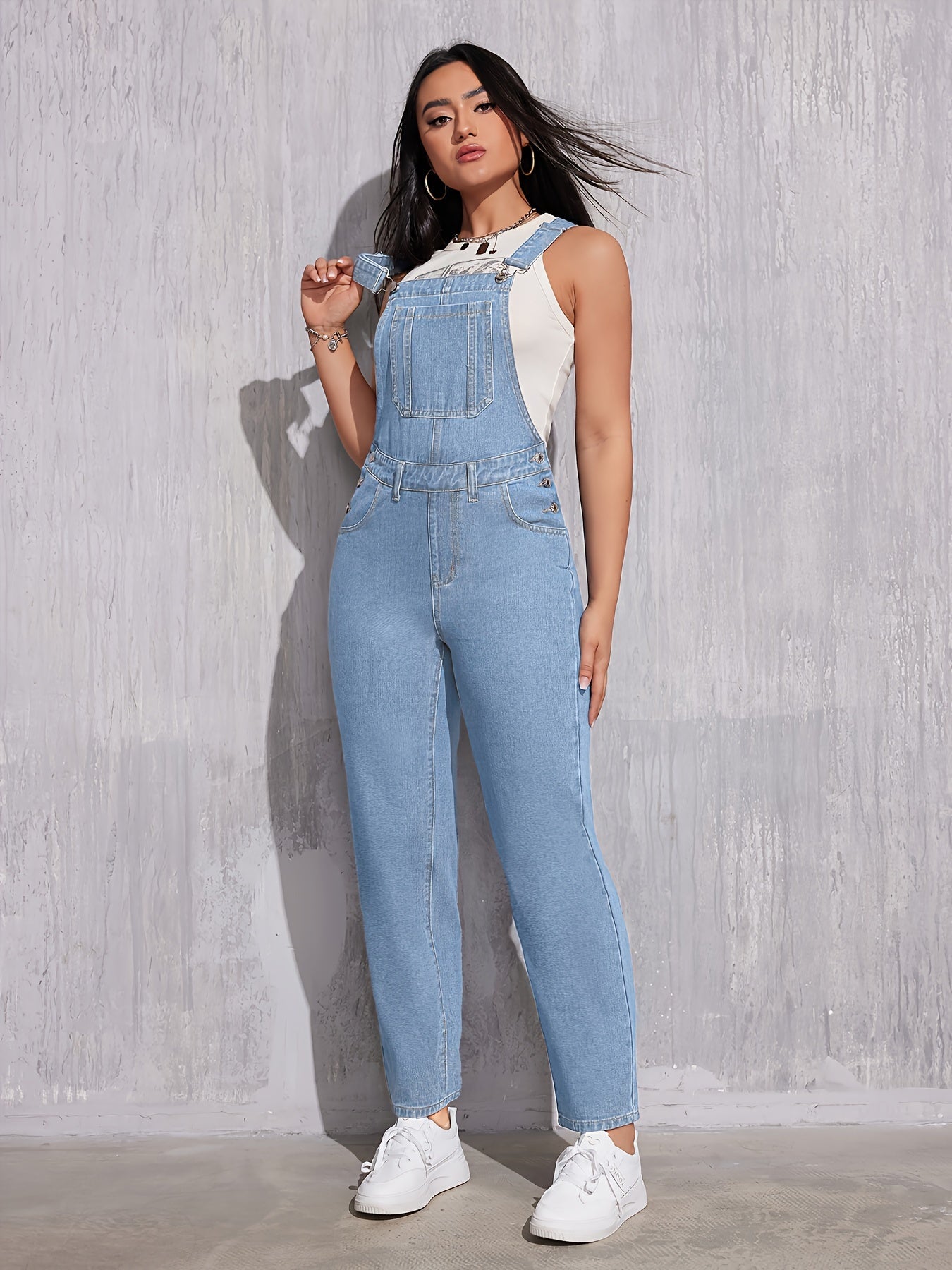 Nicoline - Effen damesoverall Regular Fit
