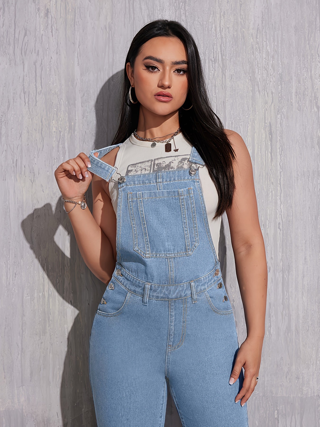 Nicoline - Effen damesoverall Regular Fit