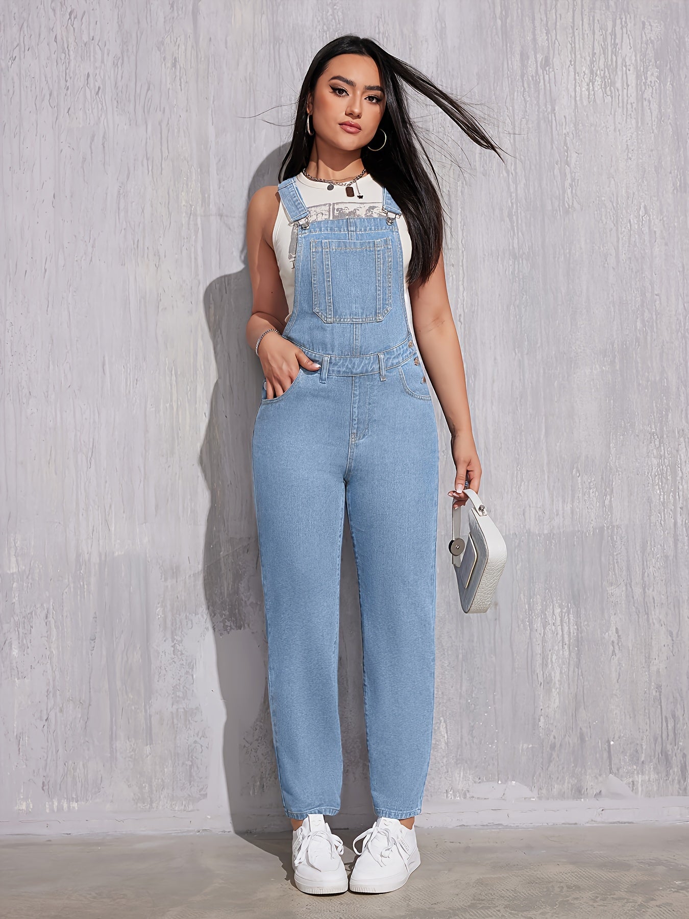 Nicoline - Effen damesoverall Regular Fit