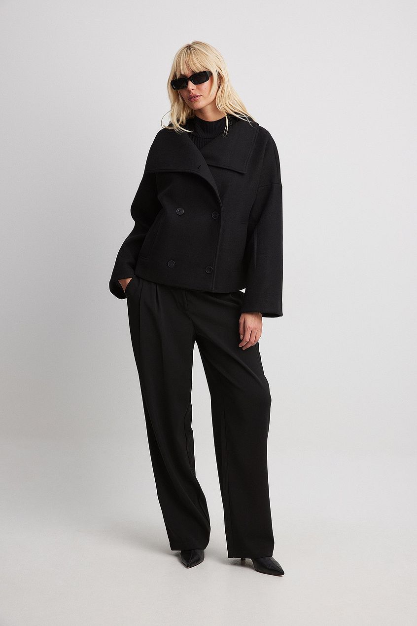 Nora - Elegante Double-Breasted Korte Jas voor Dames