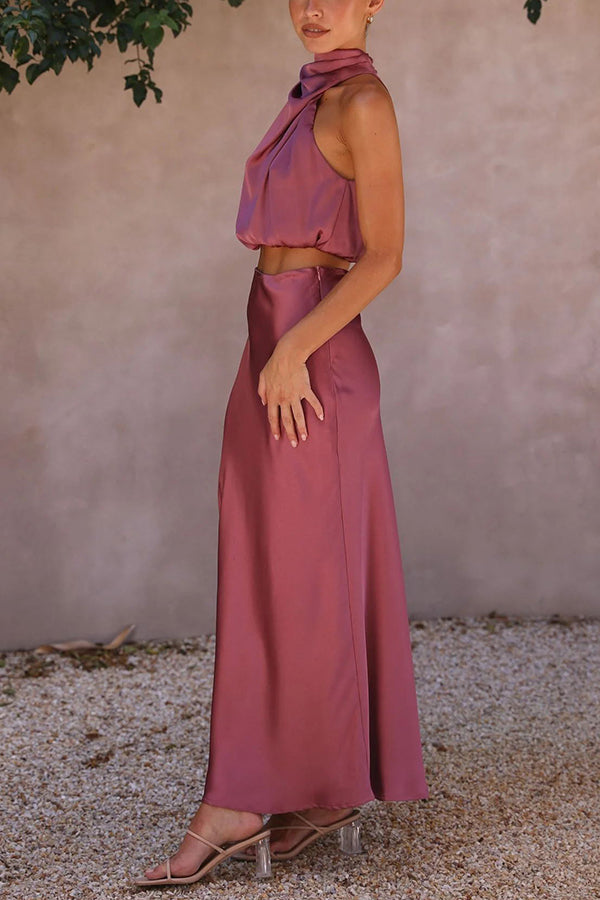 Raniya - Satijnen Two-Piece Set