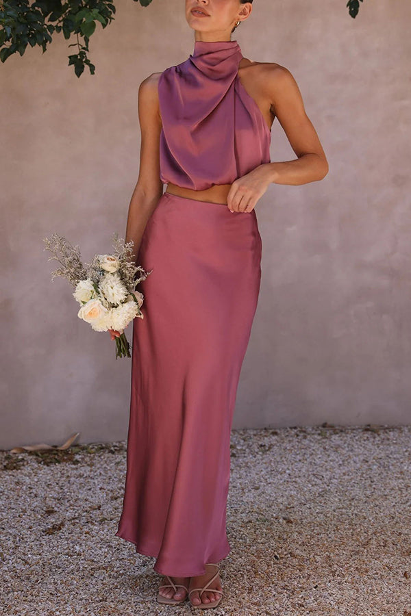 Raniya - Satijnen Two-Piece Set