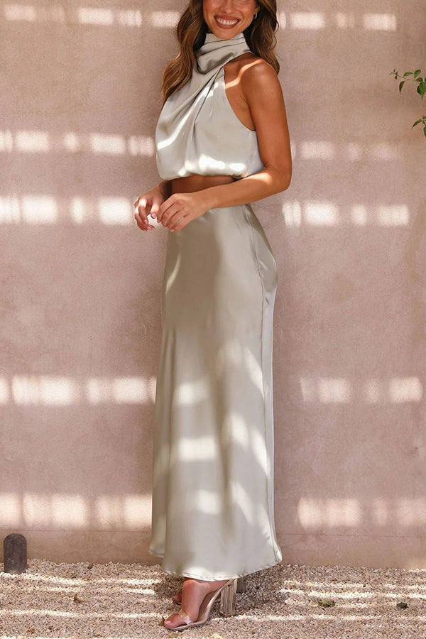 Raniya - Satijnen Two-Piece Set