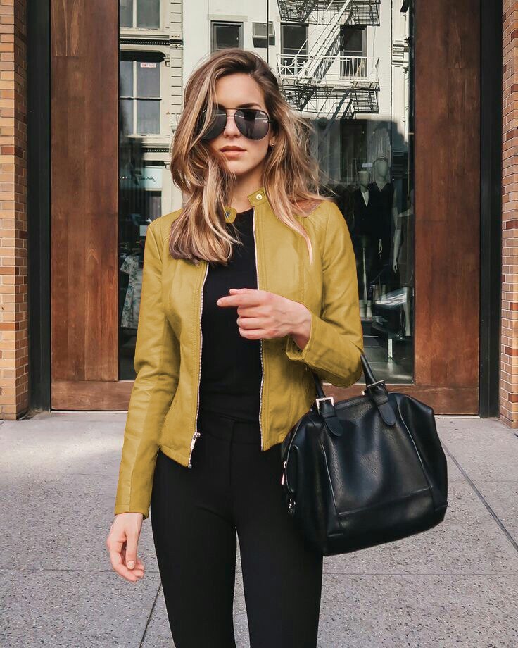 Rodja - Slim-fit Leren Jas
