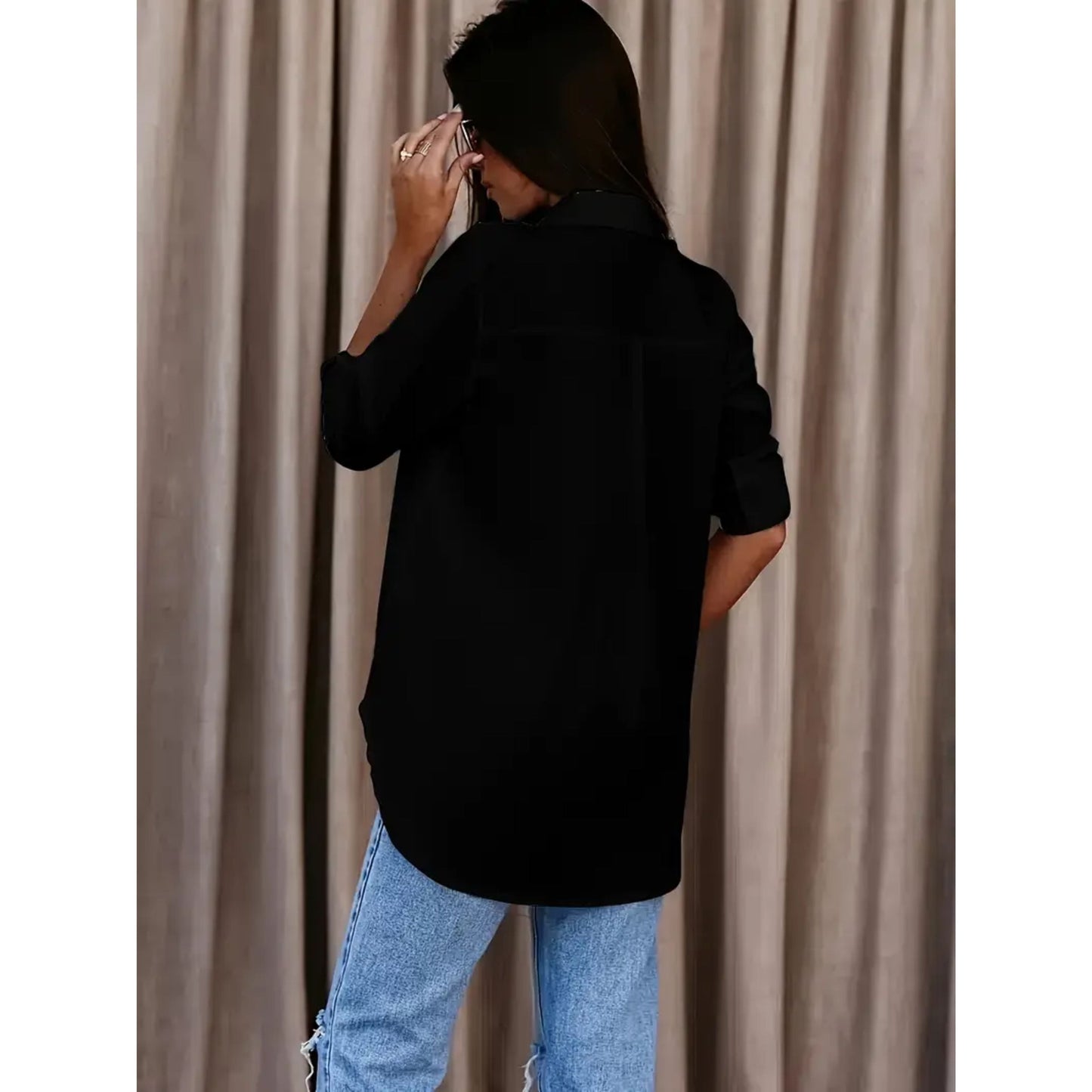 Romy - Elegante Blouse met Lange Mouwen