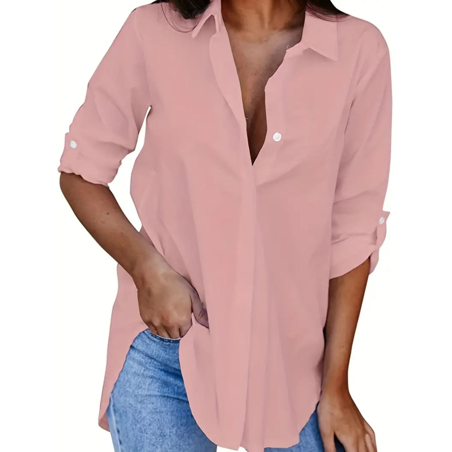 Romy - Elegante Blouse met Lange Mouwen
